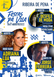 Cartaz FESTAS DA VILA 2022