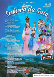 Cartaz FESTA DA NOSSA SENHORA DA GUIA 2022