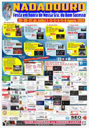 Cartaz Festa Nadadouro 2022
