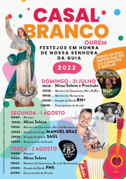 Cartaz Festas Casal Branco 2022