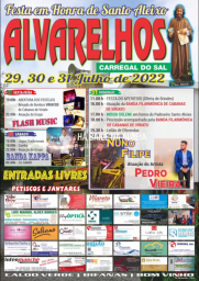 Cartaz Festas Santo Aleixo 2022