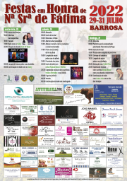 Cartaz Festas da Barrosa 2022