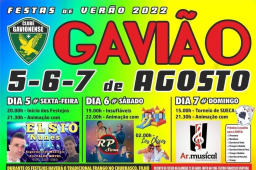 Cartaz Festas de Verão 2022