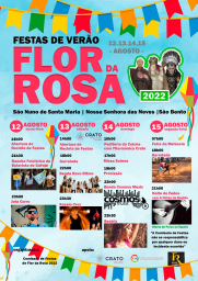 Cartaz Festas de Verão 2022