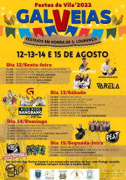 Cartaz Festas da Vila 2022