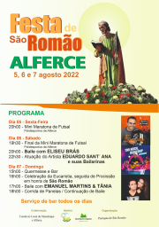 Cartaz Festa de São Romão 2022