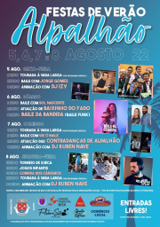 Cartaz Festas de Verão 2022