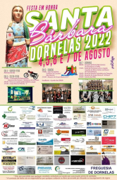 Cartaz Festa em Honra de Santa Bárbara 2022