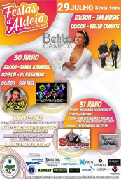 Cartaz Festas d'Aldeia 2022
