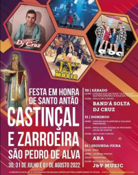 Cartaz Festa em Honra de Santo Antão 2022