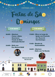 Cartaz Festas de São Domingos 2022