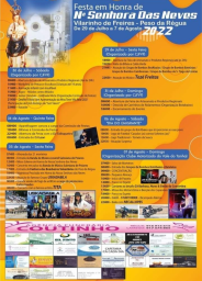 Cartaz Festa em Honra de Nª Senhora das Neves 2022