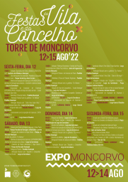 Cartaz Festas da vila e do concelho 2022