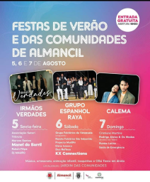 Cartaz Festas de Verão e das Comunidades 2022