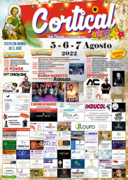 Cartaz Festas Cortiçal 2022