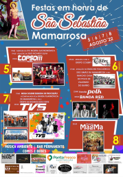Cartaz Festas em Honra de S. Sebastião 2022