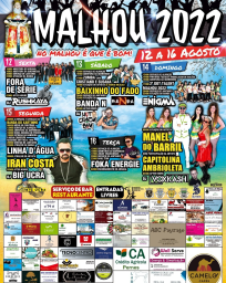 Cartaz Festas de Malhou 2022