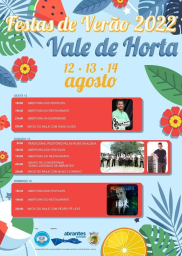 Cartaz Festas de Verão 2022