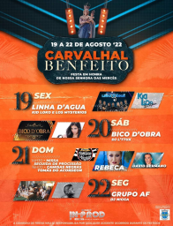Cartaz Festa em Honra de Nossa Senhora das Mêrces 2022