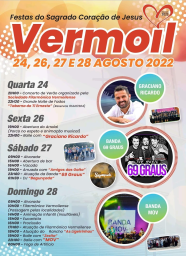 Cartaz Festa de Vermoil 2022