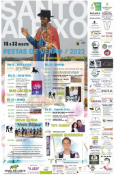 Cartaz Festas de Verão 2022