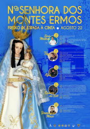 Cartaz Festa de Nossa Senhora dos Montes Ermos 2022