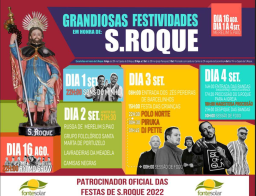 Cartaz Festa São Roque 2022