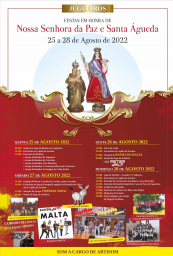 Cartaz Festas em Honra de Nossa Senhora da Paz  Santa Águeda 2022