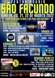 Cartaz Festas Anuais São Facundo 2022