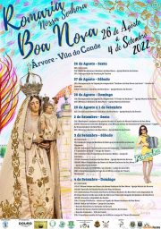 Cartaz Romaria de Nossa Senhora da Boa Nova 2022