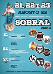 Cartaz Festas em Honra de Nossa Senhora da Graça 2022