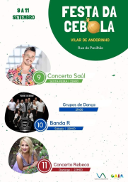 Cartaz Festa da cebola 2022