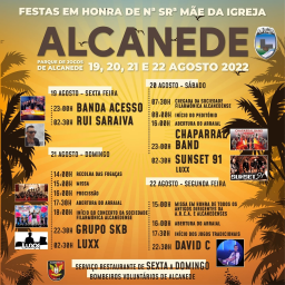 Cartaz Festas em Honra de Nª SRª Mãe da Igreja 2022