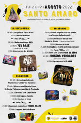 Cartaz FESTAS EM HONRA DE NOSSA SENHORA DO ROSÁRIO 2022