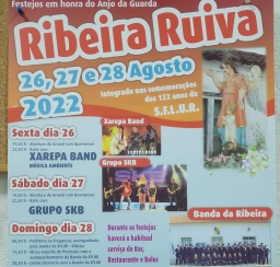 Cartaz Festas da Ribeira Ruiva 2022