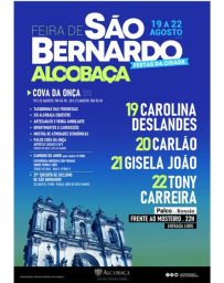 Cartaz Festas da Cidade Alcobaça 2022