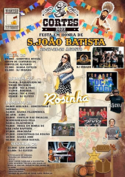Cartaz Festas em honra de São João Baptista 2022