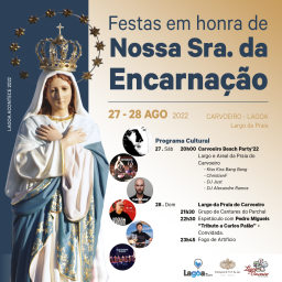 Cartaz Festa em honra de Nossa Sra. da Encarnação 2022