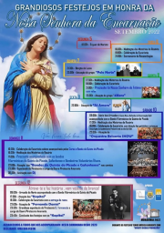 Cartaz Festa da Senhora da Encarnacao 2022