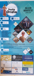 Cartaz Festas em honra Santo Ovídio 2022