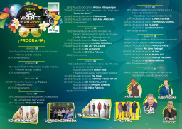 Cartaz Festas São Vicente 2022