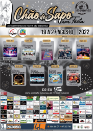 Cartaz Chão de Sapo em Festa 2022