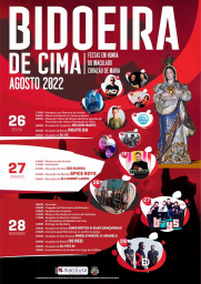 Cartaz Festas da Bidoeira de Cima 2022