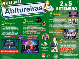 Cartaz Festas Abitureiras 2022