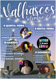 Cartaz Festa de Valhascos 2022