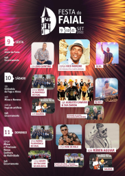 Cartaz Festa do Faial 2022