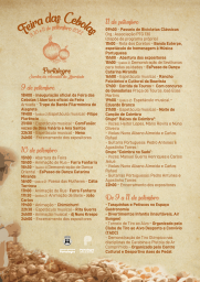 Cartaz Feira das Cebolas 2022