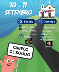 Cartaz Festa do Cabeço de Soudo 2022