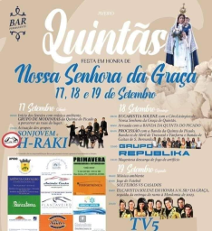 Cartaz Festa em Honra de Nossa Senhora da Graça 2022