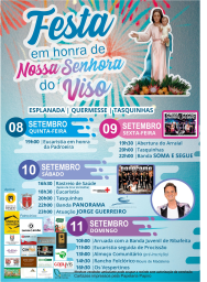 Cartaz Festas de Nossa Senhora do Viso 2022